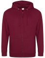 Heren Hoodie AWDis JH050 Burgundy